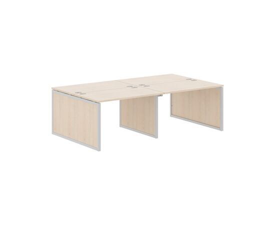 ИКСТЕН КЬЮ ПИ/XTEN-QP Стол 4-х местный 2400х1406х750 XQPWST 2414 Бук тиара/Алюминий, Основной цвет: Бук тиара/Алюминий, Ширина: 2400, Высота: 750, Глубина: 1406, Материал: ЛДСП, Вес: 141,7, Объем: 0,372, Бренд: ТАЙПИТ-МК ООО, Артикул для сайта: XQPWST 2414, изображение 2post-test