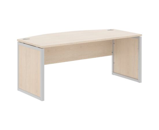 ИКСТЕН КЬЮ ПИ/XTEN-QP Стол руководителя 1800х914х750 XQPET 189 Бук тиара/Алюминий, Основной цвет: Бук тиара/Алюминий, Ширина: 1800, Высота: 750, Глубина: 914, Материал: ЛДСП, Вес: 61,6, Объем: 0,147, Бренд: ТАЙПИТ-МК ООО, Артикул для сайта: XQPET 189, изображение 2post-test