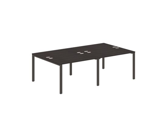 ИКСТЕН С60/XTEN S60 Стол 4-х местный 2400х1406х750 XS6WST 2414 Дуб юкон модерн/Антрацит, Основной цвет: Дуб юкон модерн/Антрацит, Ширина: 2400, Высота: 750, Глубина: 1406, Материал: ЛДСП, Вес: 93,54, Объем: 0,427, Бренд: ТАЙПИТ-МК ООО, Артикул для сайта: XS6WST 2414, изображение 2post-test