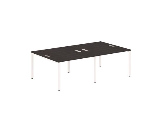 ИКСТЕН С60/XTEN S60 Стол 4-х местный 2400х1406х750 XS6WST 2414 Дуб юкон модерн/Белый, Основной цвет: Дуб юкон модерн/Белый, Ширина: 2400, Высота: 750, Глубина: 1406, Материал: ЛДСП, Вес: 93,54, Объем: 0,427, Бренд: ТАЙПИТ-МК ООО, Артикул для сайта: XS6WST 2414, изображение 2post-test