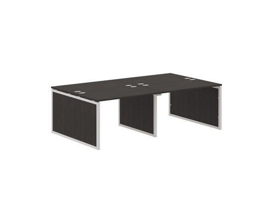ИКСТЕН КЬЮ ПИ/XTEN-QP Стол 4-х местный 2400х1406х750 XQPWST 2414 Дуб Юкон модерн/Алюминий, Основной цвет: Дуб Юкон модерн/Алюминий, Ширина: 2400, Высота: 750, Глубина: 1406, Материал: ЛДСП, Вес: 149,5, Объем: 0,372, Бренд: ТАЙПИТ-МК ООО, Артикул для сайта: XQPWST 2414, изображение 2post-test