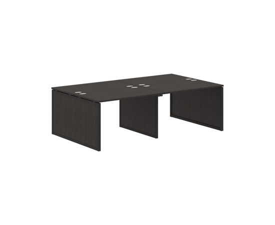 ИКСТЕН КЬЮ ПИ/XTEN-QP Стол 4-х местный 2400х1406х750 XQPWST 2414 Дуб юкон модерн/Антрацит, Основной цвет: Дуб юкон модерн/Антрацит, Ширина: 2400, Высота: 750, Глубина: 1406, Материал: ЛДСП, Вес: 149,5, Объем: 0,371, Бренд: ТАЙПИТ-МК ООО, Артикул для сайта: XQPWST 2414, изображение 2post-test