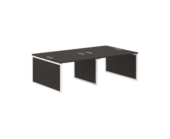 ИКСТЕН КЬЮ ПИ/XTEN-QP Стол 4-х местный 2400х1406х750 XQPWST 2414 Дуб юкон модерн/Белый, Основной цвет: Дуб юкон модерн/Белый, Ширина: 2400, Высота: 750, Глубина: 1406, Материал: ЛДСП, Вес: 149,5, Объем: 0,371, Бренд: ТАЙПИТ-МК ООО, Артикул для сайта: XQPWST 2414, изображение 2post-test