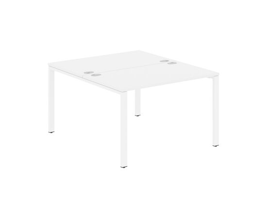 ИКСТЕН С60/XTEN S60 Стол 2-х местный 1200х1406х750 XS6WST 1214 Белый/Белый, Основной цвет: Белый/Белый, Ширина: 1200, Высота: 750, Глубина: 1406, Материал: ЛДСП, Вес: 48,32, Объем: 0,182, Бренд: ТАЙПИТ-МК ООО, Артикул для сайта: XS6WST 1214, изображение 2post-test