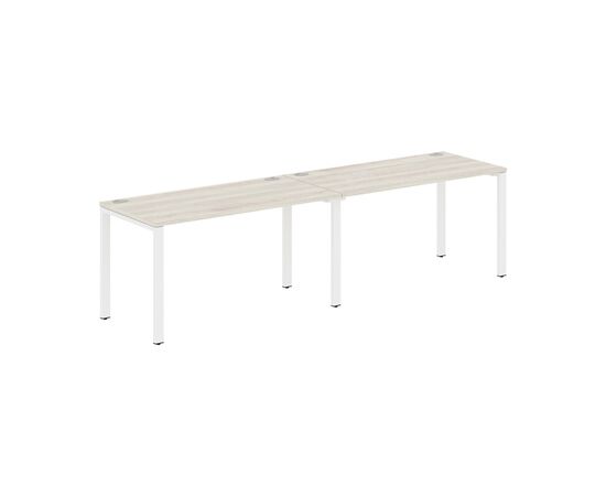 ИКСТЕН С60/XTEN S60 Стол 2-х местный 2800х700х750 XS6WST 2870 Сосна Эдмонт/белый, Основной цвет: Сосна Эдмонт/белый, Ширина: 2800, Высота: 750, Глубина: 700, Материал: ЛДСП, Вес: 54,48, Объем: 0,206, Бренд: ТАЙПИТ-МК ООО, Артикул для сайта: XS6WST 2870, изображение 2post-test