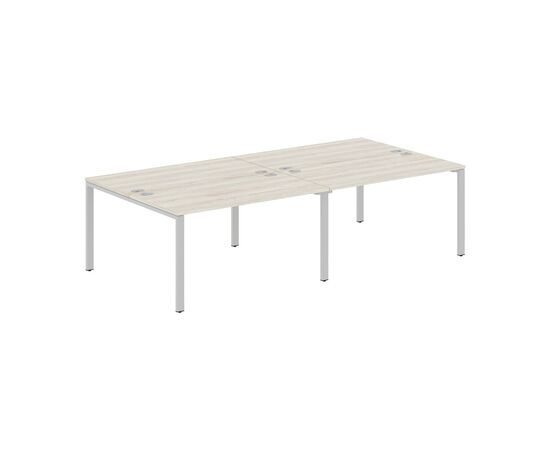 ИКСТЕН С60/XTEN S60 Стол 4-х местный 2800х1406х750 XS6WST 2814 Сосна Эдмонт/Алюминий, Основной цвет: Сосна Эдмонт/Алюминий, Ширина: 2800, Высота: 750, Глубина: 1406, Материал: ЛДСП, Вес: 104,82, Объем: 0,459, Бренд: ТАЙПИТ-МК ООО, Артикул для сайта: XS6WST 2814, изображение 2post-test