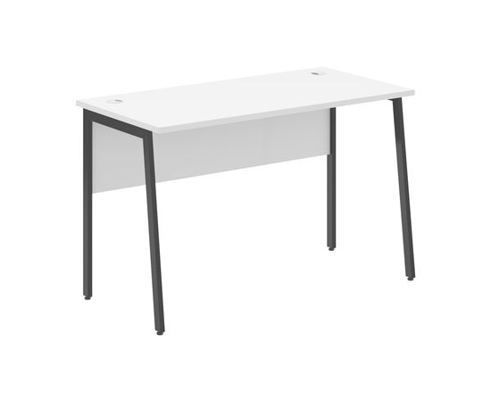 ИМАГО ПЛЮС/IMAGO PLUS Стол прямой 1200х608х755 СП-2.1P белый;черный, Основной цвет: белый;черный, Ширина: 1200, Высота: 755, Глубина: 608, Материал: ЛДСП, Вес: 21,2, Объем: 0,056, Бренд: ТАЙПИТ-МК ООО, Артикул для сайта: СП-2.1P, изображение 2post-test