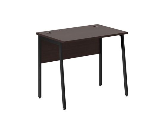 ИМАГО ПЛЮС/IMAGO PLUS Стол прямой 900х608х755 СП-1.1P Венге магия/черный, Основной цвет: Венге магия/черный, Ширина: 900, Высота: 755, Глубина: 608, Материал: ЛДСП, Вес: 16,9, Объем: 0,047, Бренд: ТАЙПИТ-МК ООО, Артикул для сайта: СП-1.1P, изображение 2post-test