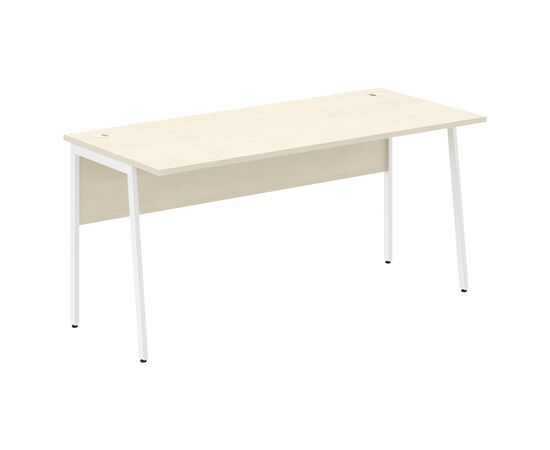 ИМАГО ПЛЮС/IMAGO PLUS Стол прямой 1600х720х755 СП-4P Клен/Белый, Основной цвет: Клен/Белый, Ширина: 1600, Высота: 755, Глубина: 720, Материал: ЛДСП, Вес: 29,5, Объем: 0,078, Бренд: ТАЙПИТ-МК ООО, Артикул для сайта: СП-4P, изображение 2post-test