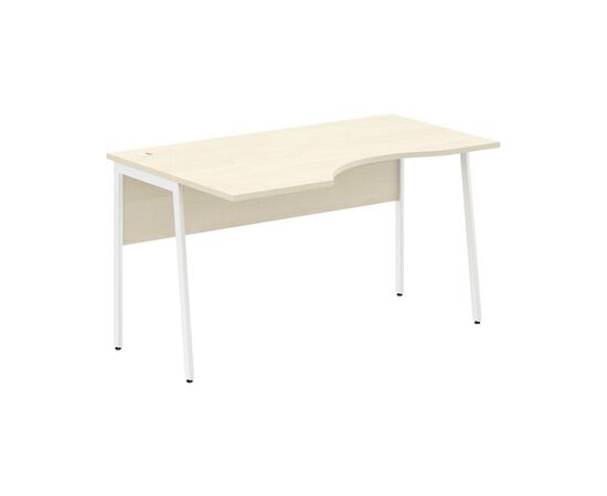 ИМАГО ПЛЮС/IMAGO PLUS Стол прямой левый 1400х900х755 СА-2P(L) Клен/Белый, Основной цвет: Клен/Белый, Ширина: 1400, Высота: 755, Глубина: 900, Материал: ЛДСП, Вес: 27,6, Объем: 0,093, Бренд: ТАЙПИТ-МК ООО, Артикул для сайта: СА-2P(L), изображение 2post-test