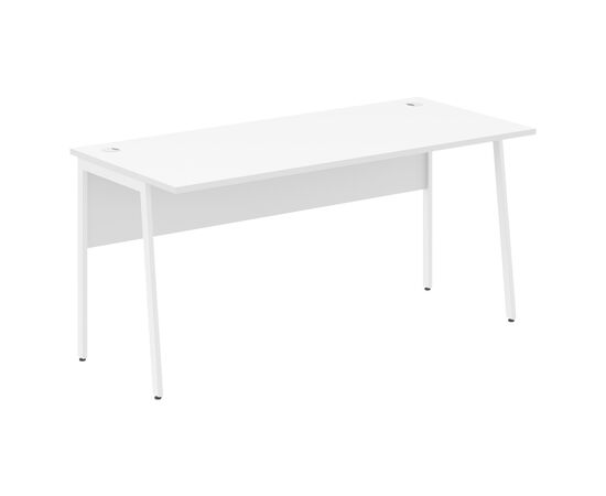ИМАГО ПЛЮС/IMAGO PLUS Стол прямой 1600х720х755 СП-4P Белый/Белый, Основной цвет: Белый/Белый, Ширина: 1600, Высота: 755, Глубина: 720, Материал: ЛДСП, Вес: 28,9, Объем: 0,078, Бренд: ТАЙПИТ-МК ООО, Артикул для сайта: СП-4P, изображение 2post-test