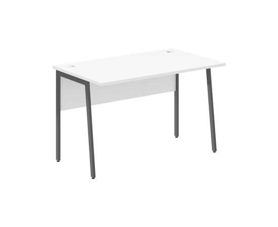 ИМАГО ПЛЮС/IMAGO PLUS Стол прямой 1200х720х755 СП-2P Белый /Антрацит, Основной цвет: Белый /Антрацит, Ширина: 1200, Высота: 755, Глубина: 720, Материал: ЛДСП, Вес: 23,4, Объем: 0,064, Бренд: ТАЙПИТ-МК ООО, Артикул для сайта: СП-2P, изображение 2post-test
