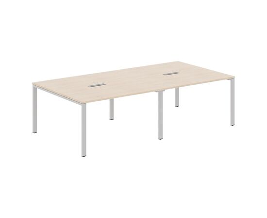 ИКСТЕН С60/XTEN S60 Конференц стол 2720х1406х750 XS6SCT 2714 Бук тиара/Алюминий, Основной цвет: Бук тиара/Алюминий, Ширина: 2720, Высота: 750, Глубина: 1406, Материал: ЛДСП, Вес: 102,74, Объем: 0,473, Бренд: ТАЙПИТ-МК ООО, Артикул для сайта: XS6SCT 2714, изображение 2post-test