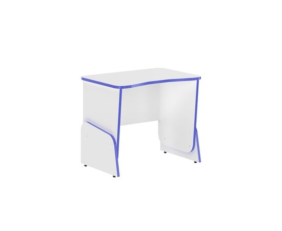 СКИЛЛЛ/SKILLL Стол 700х500х595/695 STG 7050 Белый/Дельфт (Синий), Основной цвет: Белый/Дельфт (Синий), Ширина: 700, Высота: 595, Глубина: 500, Материал: ЛДСП, Максимальная высота: 695, Вес: 17,3, Объем: 0,034, Бренд: ТАЙПИТ-МК ООО, Артикул для сайта: STG 7050, изображение 2post-test