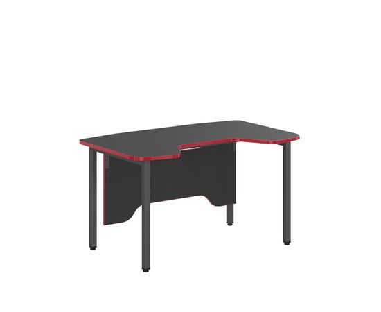 СКИЛЛЛ/SKILLL Стол компьютерный игровой 1360х850х747 SSTG 1385 антрацит/красный, Основной цвет: антрацит/красный, Ширина: 1360, Высота: 747, Глубина: 850, Материал: ЛДСП, Вес: 29,69, Объем: 0,119, Бренд: ТАЙПИТ-МК ООО, Артикул для сайта: SSTG 1385, изображение 2post-test