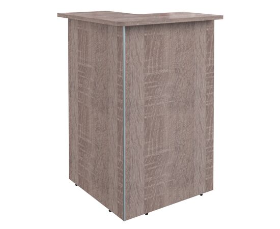 ДЭКС/DEX Стойка рецепции угловая правая 800х800х1200 DMC 88(R) Дуб Сонома, Основной цвет: Дуб Сонома, Ширина: 800, Высота: 1200, Глубина: 800, Материал: ЛДСП, Вес: 28,4, Объем: 0,079, Бренд: ТАЙПИТ-МК ООО, Артикул для сайта: DMC 88(R), изображение 8post-test