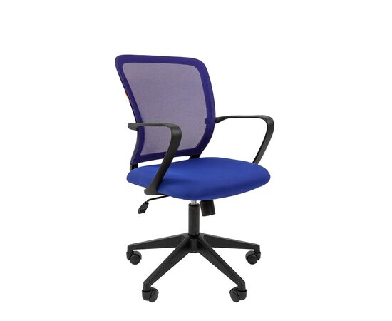 Офисное кресло ЧАИРМАН 698/CHAIRMAN 698 450х470х955/1050 7058334 Синий, Основной цвет: Синий, Ширина: 450, Диаметр крестовины мм (Мягкие кресла): 650, Высота: 955, Глубина: 470, Материал: Ткань TW/ Сетчатый акрил, Пятилучье форма: пластиковая, Ролики: стандарт BIFMA 5,1 (США), диаметр штока 11 мм, покрытие – нейлон, Высота от пола до верхней части спинки, макс: 1050, Максимальная ширина: 450, Высота от пола до верхней части сиденья, мин: 490, Максимальная высота: 1050, Материал подлокотников: Пластиковые, Вес: 8,5, Механизм: с возможностью фиксации кресла в рабочем положении. Регулировка кресла по высоте, Гарантия: 2 года, Максимальная нагрузка: до 160 кг, Бренд: ТАЙПИТ-МК ООО, Высота спинки: 490, Высота от пола до верхней части спинки мин (Мягкие кресла): 955, Высота от пола до верхней части сиденья макс (Мягкие кресла): 585, Ширина между подлокотниками мин (Мягкие кресла): 450, Ширина между подлокотниками макс (Мягкие кресла): 450, Высота от пола до верхнего края подлокотника мин (Мягкие кресла): 700, Высота от пола до верхнего края подлокотника макс (Мягкие кресла): 795, Ширина по внешнему краю подлокотников мин мм (Мягкие кресла): 550, Ширина по внешнему краю подлокотников макс (Мягкие кресла): 550, Объем: 0,134, Артикул для сайта: 7058334, изображение 2post-test