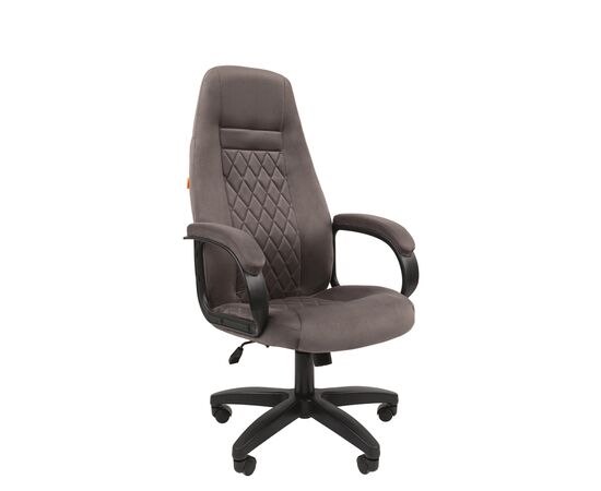 Кресло ЧАИРМАН ДОМ 951/CHAIRMAN ДОМ 951 510х520х1215/1310 7118308 Серый, Основной цвет: Серый, Ширина: 510, Диаметр крестовины мм (Мягкие кресла): 680, Высота: 1215, Глубина: 520, Материал: Ткань велюр, Пятилучье форма: пластиковая, Ролики: Стандарт BIFMA 5,1 (США), диаметр штока 11 мм, покрытие – полиуретан, Высота от пола до верхней части спинки, макс: 1310, Максимальная ширина: 510, Высота от пола до верхней части сиденья, мин: 500, Максимальная высота: 1310, Материал подлокотников: Пластиковые с мягкими накладками, обитыми тканью, Вес: 12,3, Механизм: с возможностью фиксации кресла в рабочем положении. Регулировка кресла по высоте, Гарантия: 2 года, Максимальная нагрузка: до 120 кг, Бренд: ТАЙПИТ-МК ООО, Высота спинки: 820, Высота от пола до верхней части спинки мин (Мягкие кресла): 1215, Высота от пола до верхней части сиденья макс (Мягкие кресла): 595, Ширина между подлокотниками мин (Мягкие кресла): 510, Ширина между подлокотниками макс (Мягкие кресла): 510, Высота от пола до верхнего края подлокотника мин (Мягкие кресла): 715, Высота от пола до верхнего края подлокотника макс (Мягкие кресла): 810, Ширина по внешнему краю подлокотников мин мм (Мягкие кресла): 655, Ширина по внешнему краю подлокотников макс (Мягкие кресла): 655, Объем: 0,182, Артикул для сайта: 7118308, изображение 2post-test
