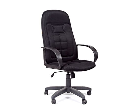 Офисное кресло ЧАИРМАН 727/CHAIRMAN 727 525х500х1145/1240 6110220 Чёрный, Основной цвет: Чёрный, Ширина: 525, Диаметр крестовины мм (Мягкие кресла): 680, Высота: 1145, Глубина: 500, Материал: ткань TW, Пятилучье форма: пластиковая, Ролики: стандарт BIFMA 5,1 (США), диаметр штока 11 мм, покрытие – нейлон, Высота от пола до верхней части спинки, макс: 1240, Максимальная ширина: 525, Высота от пола до верхней части сиденья, мин: 455, Максимальная высота: 1240, Материал подлокотников: Пластиковые, Вес: 12,9, Механизм: с возможностью фиксации кресла в рабочем положении. Регулировка кресла по высоте, Гарантия: 2 года, Максимальная нагрузка: до 120 кг, Бренд: ТАЙПИТ-МК ООО, Высота спинки: 720, Высота от пола до верхней части спинки мин (Мягкие кресла): 1145, Высота от пола до верхней части сиденья макс (Мягкие кресла): 550, Ширина между подлокотниками мин (Мягкие кресла): 525, Ширина между подлокотниками макс (Мягкие кресла): 525, Высота от пола до верхнего края подлокотника мин (Мягкие кресла): 665, Высота от пола до верхнего края подлокотника макс (Мягкие кресла): 760, Ширина по внешнему краю подлокотников мин мм (Мягкие кресла): 660, Ширина по внешнему краю подлокотников макс (Мягкие кресла): 660, Объем: 0,156, Артикул для сайта: 6110220, изображение 2post-test