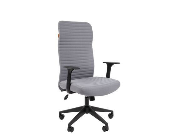 Офисное кресло ЧАИРМАН 611/CHAIRMAN 611 440х450х1100/1160 7150070 Серый, Основной цвет: Серый, Ширина: 440, Диаметр крестовины мм (Мягкие кресла): 650, Высота: 1100, Глубина: 450, Материал: Ткань полиэстер, Пятилучье форма: пластиковая, Ролики: стандарт BIFMA 5,1 (США), диаметр штока 11 мм, покрытие – нейлон, Высота от пола до верхней части спинки, макс: 1160, Максимальная ширина: 440, Высота от пола до верхней части сиденья, мин: 465, Максимальная высота: 1160, Материал подлокотников: пластиковые регулируемые, Вес: 10,3, Механизм: с возможностью фиксации кресла в рабочем положении. Регулировка кресла по высоте, Гарантия: 2 года, Максимальная нагрузка: до 120 кг, Бренд: ТАЙПИТ-МК ООО, Высота спинки: 650, Высота от пола до верхней части спинки мин (Мягкие кресла): 1100, Высота от пола до верхней части сиденья макс (Мягкие кресла): 525, Ширина между подлокотниками мин (Мягкие кресла): 440, Ширина между подлокотниками макс (Мягкие кресла): 440, Высота от пола до верхнего края подлокотника мин (Мягкие кресла): 655, Высота от пола до верхнего края подлокотника макс (Мягкие кресла): 715, Ширина по внешнему краю подлокотников мин мм (Мягкие кресла): 590, Ширина по внешнему краю подлокотников макс (Мягкие кресла): 590, Объем: 0,156, Артикул для сайта: 7150070, изображение 2post-test