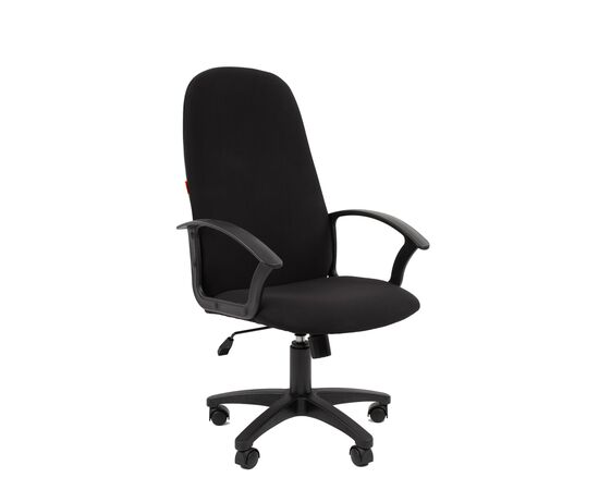 Офисное кресло ЧАИРМАН 289/CHAIRMAN 289 485х470х1090/1185 7131360 Чёрный, Основной цвет: Чёрный, Ширина: 485, Диаметр крестовины мм (Мягкие кресла): 600, Высота: 1090, Глубина: 470, Материал: Ткань полиэстер, Пятилучье форма: пластиковая, Ролики: стандарт BIFMA 5,1 (США), диаметр штока 11 мм, покрытие – нейлон, Высота от пола до верхней части спинки, макс: 1185, Максимальная ширина: 485, Высота от пола до верхней части сиденья, мин: 460, Максимальная высота: 1185, Материал подлокотников: Пластиковые, Вес: 11,3, Механизм: с возможностью фиксации кресла в рабочем положении. Регулировка кресла по высоте, Гарантия: 2 года, Максимальная нагрузка: до 120 кг, Бренд: ТАЙПИТ-МК ООО, Высота спинки: 670, Высота от пола до верхней части спинки мин (Мягкие кресла): 1090, Высота от пола до верхней части сиденья макс (Мягкие кресла): 555, Ширина между подлокотниками мин (Мягкие кресла): 485, Ширина между подлокотниками макс (Мягкие кресла): 485, Высота от пола до верхнего края подлокотника мин (Мягкие кресла): 655, Высота от пола до верхнего края подлокотника макс (Мягкие кресла): 750, Ширина по внешнему краю подлокотников мин мм (Мягкие кресла): 615, Ширина по внешнему краю подлокотников макс (Мягкие кресла): 615, Объем: 0,147, Артикул для сайта: 7131360, изображение 2post-test