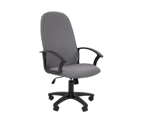 Офисное кресло ЧАИРМАН 289/CHAIRMAN 289 485х470х1090/1185 7131361 Серый, Основной цвет: Серый, Ширина: 485, Диаметр крестовины мм (Мягкие кресла): 600, Высота: 1090, Глубина: 470, Материал: Ткань полиэстер, Пятилучье форма: пластиковая, Ролики: стандарт BIFMA 5,1 (США), диаметр штока 11 мм, покрытие – нейлон, Высота от пола до верхней части спинки, макс: 1185, Максимальная ширина: 485, Высота от пола до верхней части сиденья, мин: 460, Максимальная высота: 1185, Материал подлокотников: Пластиковые, Вес: 11,3, Механизм: с возможностью фиксации кресла в рабочем положении. Регулировка кресла по высоте, Гарантия: 2 года, Максимальная нагрузка: до 120 кг, Бренд: ТАЙПИТ-МК ООО, Высота спинки: 670, Высота от пола до верхней части спинки мин (Мягкие кресла): 1090, Высота от пола до верхней части сиденья макс (Мягкие кресла): 555, Ширина между подлокотниками мин (Мягкие кресла): 485, Ширина между подлокотниками макс (Мягкие кресла): 485, Высота от пола до верхнего края подлокотника мин (Мягкие кресла): 655, Высота от пола до верхнего края подлокотника макс (Мягкие кресла): 750, Ширина по внешнему краю подлокотников мин мм (Мягкие кресла): 615, Ширина по внешнему краю подлокотников макс (Мягкие кресла): 615, Объем: 0,147, Артикул для сайта: 7131361, изображение 2post-test
