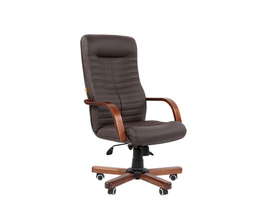 Офисное кресло ЧАИРМАН 480Д/CHAIRMAN 480Д 490х480х1110/1205 7178850 Коричневый, Основной цвет: Коричневый, Ширина: 490, Диаметр крестовины мм (Мягкие кресла): 700, Высота: 1110, Глубина: 480, Материал: Экокожа, Пятилучье форма: металлическая с деревянными накладками, Ролики: Стандарт BIFMA 5,1 (США), диаметр штока 11 мм, покрытие – полиуретан, Высота от пола до верхней части спинки, макс: 1205, Максимальная ширина: 490, Высота от пола до верхней части сиденья, мин: 450, Максимальная высота: 1205, Материал подлокотников: Деревянные, Вес: 19,4, Механизм: с возможностью фиксации кресла в любом положении. Регулировка кресла по высоте, Гарантия: 2 года, Максимальная нагрузка: до 120 кг, Бренд: ТАЙПИТ-МК ООО, Высота спинки: 700, Высота от пола до верхней части спинки мин (Мягкие кресла): 1110, Высота от пола до верхней части сиденья макс (Мягкие кресла): 545, Ширина между подлокотниками мин (Мягкие кресла): 490, Ширина между подлокотниками макс (Мягкие кресла): 490, Высота от пола до верхнего края подлокотника мин (Мягкие кресла): 630, Высота от пола до верхнего края подлокотника макс (Мягкие кресла): 725, Ширина по внешнему краю подлокотников мин мм (Мягкие кресла): 610, Ширина по внешнему краю подлокотников макс (Мягкие кресла): 610, Объем: 0,276, Артикул для сайта: 7178850, изображение 2post-test