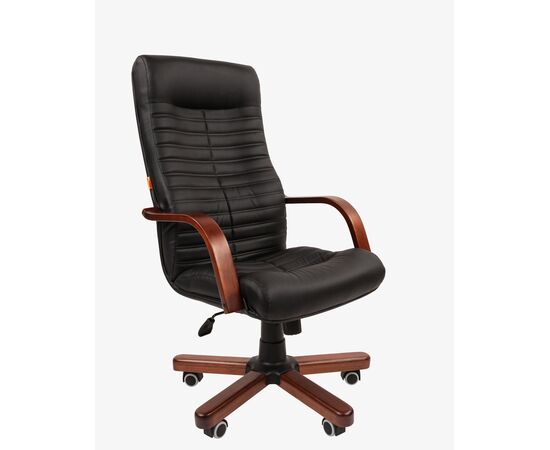 Офисное кресло ЧАИРМАН 480Д/CHAIRMAN 480Д 490х480х1110/1205 7117598 Чёрный, Основной цвет: Чёрный, Ширина: 490, Диаметр крестовины мм (Мягкие кресла): 700, Высота: 1110, Глубина: 480, Материал: Экокожа, Пятилучье форма: металлическая с деревянными накладками, Ролики: Стандарт BIFMA 5,1 (США), диаметр штока 11 мм, покрытие – полиуретан, Высота от пола до верхней части спинки, макс: 1205, Максимальная ширина: 490, Высота от пола до верхней части сиденья, мин: 450, Максимальная высота: 1205, Материал подлокотников: Деревянные, Вес: 19,4, Механизм: с возможностью фиксации кресла в любом положении. Регулировка кресла по высоте, Гарантия: 2 года, Максимальная нагрузка: до 120 кг, Бренд: ТАЙПИТ-МК ООО, Высота спинки: 700, Высота от пола до верхней части спинки мин (Мягкие кресла): 1110, Высота от пола до верхней части сиденья макс (Мягкие кресла): 545, Ширина между подлокотниками мин (Мягкие кресла): 490, Ширина между подлокотниками макс (Мягкие кресла): 490, Высота от пола до верхнего края подлокотника мин (Мягкие кресла): 630, Высота от пола до верхнего края подлокотника макс (Мягкие кресла): 725, Ширина по внешнему краю подлокотников мин мм (Мягкие кресла): 610, Ширина по внешнему краю подлокотников макс (Мягкие кресла): 610, Объем: 0,276, Артикул для сайта: 7117598, изображение 2post-test