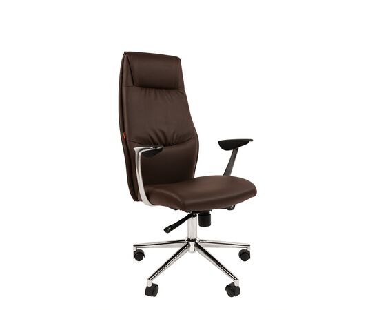 Офисное кресло ЧАИРМАН ВИСТА/CHAIRMAN ВИСТА 490х500х1210/1305 7023912 Коричневый, Основной цвет: Коричневый, Ширина: 490, Диаметр крестовины мм (Мягкие кресла): 700, Высота: 1210, Глубина: 500, Материал: Экокожа, Пятилучье форма: металлическая хромированная, Ролики: стандарт BIFMA 5,1 (США), диаметр штока 11 мм, покрытие – нейлон, Высота от пола до верхней части спинки, макс: 1305, Максимальная ширина: 490, Высота от пола до верхней части сиденья, мин: 470, Максимальная высота: 1305, Материал подлокотников: Металлические хромированные с пластиковыми накладками, Вес: 18,2, Механизм: С синхронным отклонением сидения и спинки 1:3, с фиксацией кресла в нескольких положениях. Регулиров, Гарантия: 2 года, Максимальная нагрузка: до 120 кг, Бренд: ТАЙПИТ-МК ООО, Высота спинки: 750, Высота от пола до верхней части спинки мин (Мягкие кресла): 1210, Высота от пола до верхней части сиденья макс (Мягкие кресла): 565, Ширина между подлокотниками мин (Мягкие кресла): 490, Ширина между подлокотниками макс (Мягкие кресла): 490, Высота от пола до верхнего края подлокотника мин (Мягкие кресла): 690, Высота от пола до верхнего края подлокотника макс (Мягкие кресла): 785, Ширина по внешнему краю подлокотников мин мм (Мягкие кресла): 640, Ширина по внешнему краю подлокотников макс (Мягкие кресла): 640, Объем: 0,182, Артикул для сайта: 7023912, изображение 2post-test