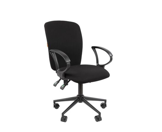 Офисное кресло ЧАИРМАН 9801/CHAIRMAN 9801 465х470х925/1020 7150934 Чёрный, Основной цвет: Чёрный, Ширина: 465, Диаметр крестовины мм (Мягкие кресла): 600, Высота: 925, Глубина: 470, Материал: Ткань серии Т, Пятилучье форма: Металлическая окрашенная, Ролики: стандарт BIFMA 5,1 (США), диаметр штока 11 мм, покрытие – нейлон, Высота от пола до верхней части спинки, макс: 1020, Максимальная ширина: 465, Высота от пола до верхней части сиденья, мин: 445, Максимальная высота: 1020, Материал подлокотников: Пластиковые, Вес: 12,9, Механизм: асинхронный, с изменением угла наклона спинки и сидения независимо друг от друга. Фиксация в любом п, Гарантия: 2 года, Максимальная нагрузка: до 120 кг, Бренд: ТАЙПИТ-МК ООО, Высота спинки: 480, Высота от пола до верхней части спинки мин (Мягкие кресла): 925, Высота от пола до верхней части сиденья макс (Мягкие кресла): 540, Ширина между подлокотниками мин (Мягкие кресла): 465, Ширина между подлокотниками макс (Мягкие кресла): 465, Высота от пола до верхнего края подлокотника мин (Мягкие кресла): 655, Высота от пола до верхнего края подлокотника макс (Мягкие кресла): 750, Ширина по внешнему краю подлокотников мин мм (Мягкие кресла): 570, Ширина по внешнему краю подлокотников макс (Мягкие кресла): 570, Объем: 0,108, Артикул для сайта: 7150934, изображение 2post-test