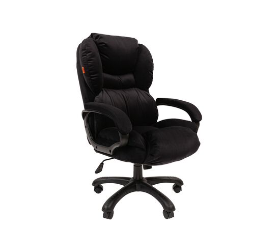 Кресло ЧАИРМАН ДОМ 434/CHAIRMAN ДОМ 434 515х490х1105/1165 7131380 Чёрный, Основной цвет: Чёрный, Ширина: 515, Диаметр крестовины мм (Мягкие кресла): 700, Высота: 1105, Глубина: 490, Материал: Ткань велюр, Пятилучье форма: пластиковая с защитными пластиковыми элементами, Ролики: Стандарт BIFMA 5,1 (США), диаметр штока 11 мм, покрытие – полиуретан, Высота от пола до верхней части спинки, макс: 1165, Максимальная ширина: 515, Высота от пола до верхней части сиденья, мин: 500, Максимальная высота: 1165, Материал подлокотников: Пластиковые с мягкими накладками, обитыми тканью, Вес: 16,2, Механизм: с возможностью фиксации кресла в рабочем положении. Регулировка кресла по высоте, Гарантия: 2 года, Максимальная нагрузка: до 150 кг, Бренд: ТАЙПИТ-МК ООО, Высота спинки: 640, Высота от пола до верхней части спинки мин (Мягкие кресла): 1105, Высота от пола до верхней части сиденья макс (Мягкие кресла): 560, Ширина между подлокотниками мин (Мягкие кресла): 515, Ширина между подлокотниками макс (Мягкие кресла): 515, Высота от пола до верхнего края подлокотника мин (Мягкие кресла): 670, Высота от пола до верхнего края подлокотника макс (Мягкие кресла): 730, Ширина по внешнему краю подлокотников мин мм (Мягкие кресла): 685, Ширина по внешнему краю подлокотников макс (Мягкие кресла): 685, Объем: 0,237, Артикул для сайта: 7131380, изображение 2post-test
