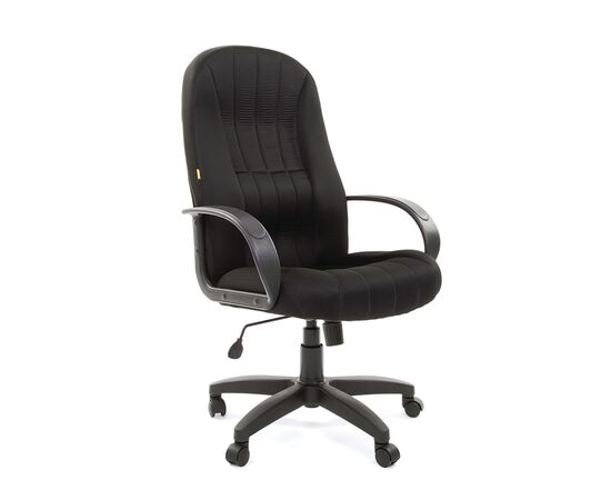 Офисное кресло ЧАИРМАН 685/CHAIRMAN 685 530х530х1150/1250 1173446 Чёрный, Основной цвет: Чёрный, Ширина: 530, Диаметр крестовины мм (Мягкие кресла): 680, Высота: 1150, Глубина: 500, Материал: ткань TW, Пятилучье форма: пластиковая, Ролики: стандарт BIFMA 5,1 (США), диаметр штока 11 мм, покрытие – нейлон, Высота от пола до верхней части спинки, макс: 1250, Максимальная ширина: 530, Высота от пола до верхней части сиденья, мин: 520, Максимальная высота: 1250, Материал подлокотников: Пластиковые, Вес: 13,7, Механизм: с возможностью фиксации кресла в рабочем положении. Регулировка кресла по высоте, Гарантия: 2 года, Максимальная нагрузка: до 120 кг, Бренд: ТАЙПИТ-МК ООО, Высота спинки: 715, Высота от пола до верхней части спинки мин (Мягкие кресла): 1150, Высота от пола до верхней части сиденья макс (Мягкие кресла): 620, Ширина между подлокотниками мин (Мягкие кресла): 530, Ширина между подлокотниками макс (Мягкие кресла): 530, Высота от пола до верхнего края подлокотника мин (Мягкие кресла): 670, Высота от пола до верхнего края подлокотника макс (Мягкие кресла): 770, Ширина по внешнему краю подлокотников мин мм (Мягкие кресла): 660, Ширина по внешнему краю подлокотников макс (Мягкие кресла): 660, Объем: 0,194, Артикул для сайта: 1173446, изображение 2post-test