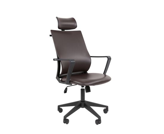 Офисное кресло ЧАИРМАН 545ПГ/CHAIRMAN 545ПГ 490х490х1120/1180 7198887 Коричневый, Основной цвет: Коричневый, Ширина: 490, Диаметр крестовины мм (Мягкие кресла): 650, Высота: 1120, Глубина: 490, Материал: Экокожа, Пятилучье форма: пластиковая, Ролики: стандарт BIFMA 5,1 (США), диаметр штока 11 мм, покрытие – нейлон, Высота от пола до верхней части спинки, макс: 1180, Максимальная ширина: 490, Высота от пола до верхней части сиденья, мин: 445, Максимальная высота: 1180, Материал подлокотников: Пластиковые, Вес: 9,8, Механизм: с возможностью фиксации кресла в рабочем положении. Регулировка кресла по высоте, Гарантия: 2 года, Максимальная нагрузка: до 120 кг, Бренд: ТАЙПИТ-МК ООО, Высота спинки: 685, Высота от пола до верхней части спинки мин (Мягкие кресла): 1120, Высота от пола до верхней части сиденья макс (Мягкие кресла): 505, Ширина между подлокотниками мин (Мягкие кресла): 490, Ширина между подлокотниками макс (Мягкие кресла): 490, Высота от пола до верхнего края подлокотника мин (Мягкие кресла): 665, Высота от пола до верхнего края подлокотника макс (Мягкие кресла): 725, Ширина по внешнему краю подлокотников мин мм (Мягкие кресла): 600, Ширина по внешнему краю подлокотников макс (Мягкие кресла): 600, Объем: 0,173, Артикул для сайта: 7198887, изображение 2post-test