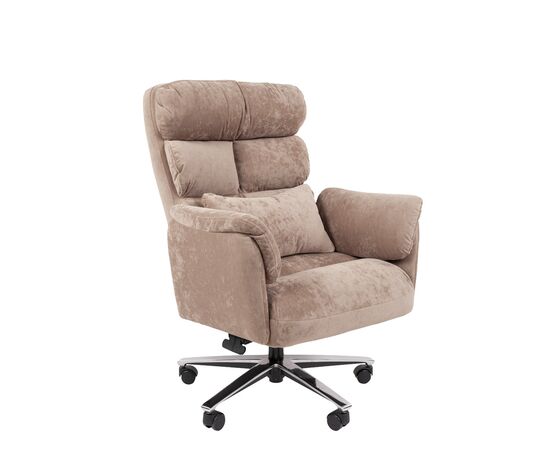 Кресло ЧАИРМАН ДОМ 433/CHAIRMAN ДОМ 433 410х480х1020/1080 7210897 Бежевый, Основной цвет: Бежевый, Ширина: 410, Диаметр крестовины мм (Мягкие кресла): 700, Высота: 1020, Глубина: 480, Материал: Ткань велюр, Пятилучье форма: алюминиевая полированная/окрашенная, Ролики: Стандарт BIFMA 5,1 (США), диаметр штока 11 мм, покрытие – полиуретан, Высота от пола до верхней части спинки, макс: 1080, Максимальная ширина: 410, Высота от пола до верхней части сиденья, мин: 450, Максимальная высота: 1080, Материал подлокотников: Деревянные с мягким наполнением обитые тканью, Вес: 20,1, Механизм: С синхронным отклонением сидения и спинки 1:3, с фиксацией кресла в нескольких положениях. Регулиров, Гарантия: 2 года, Максимальная нагрузка: до 120 кг, Бренд: ТАЙПИТ-МК ООО, Высота спинки: 590, Высота от пола до верхней части спинки мин (Мягкие кресла): 1020, Высота от пола до верхней части сиденья макс (Мягкие кресла): 510, Ширина между подлокотниками мин (Мягкие кресла): 410, Ширина между подлокотниками макс (Мягкие кресла): 410, Высота от пола до верхнего края подлокотника мин (Мягкие кресла): 665, Высота от пола до верхнего края подлокотника макс (Мягкие кресла): 725, Ширина по внешнему краю подлокотников мин мм (Мягкие кресла): 680, Ширина по внешнему краю подлокотников макс (Мягкие кресла): 680, Объем: 0,237, Артикул для сайта: 7210897, изображение 2post-test