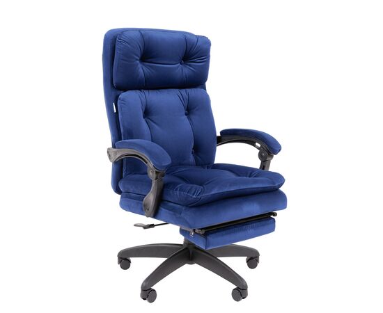 Кресло ЧАИРМАН ДОМ 442/CHAIRMAN ДОМ 442 540х480х1080/1140 7195631 Синий, Основной цвет: Синий, Ширина: 540, Диаметр крестовины мм (Мягкие кресла): 700, Высота: 1080, Глубина: 480, Материал: Ткань велюр, Пятилучье форма: пластиковая, Ролики: Стандарт BIFMA 5,1 (США), диаметр штока 11 мм, покрытие – полиуретан, Высота от пола до верхней части спинки, макс: 1140, Максимальная ширина: 540, Высота от пола до верхней части сиденья, мин: 470, Максимальная высота: 1140, Материал подлокотников: Пластиковые, трансформируемые, с мягкими накладками, обитыми тканью, Вес: 16,7, Механизм: с синхронным отклонением сидения и спинки 1:3, с фиксацией кресла в любом положении. Регулировка кре, Гарантия: 2 года, Максимальная нагрузка: до 150 кг, Бренд: ТАЙПИТ-МК ООО, Высота спинки: 630, Высота от пола до верхней части спинки мин (Мягкие кресла): 1080, Высота от пола до верхней части сиденья макс (Мягкие кресла): 530, Ширина между подлокотниками мин (Мягкие кресла): 540, Ширина между подлокотниками макс (Мягкие кресла): 540, Высота от пола до верхнего края подлокотника мин (Мягкие кресла): 640, Высота от пола до верхнего края подлокотника макс (Мягкие кресла): 700, Ширина по внешнему краю подлокотников мин мм (Мягкие кресла): 730, Ширина по внешнему краю подлокотников макс (Мягкие кресла): 730, Объем: 0,265, Артикул для сайта: 7195631, изображение 2post-test