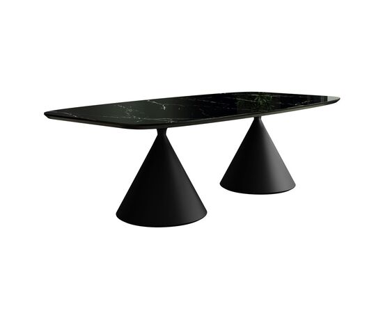 Стол Аксис 230 прямоугольный 230x100x76 24500 Чёрный, Основной цвет: Чёрный, Ширина: 230, Высота: 76, Глубина: 100, Материал: Керамика, Максимальная ширина: 230, Максимальная глубина: 100, Максимальная высота: 76, Цвет опоры: Черный, Страна производитель: Россия, Объем: 1,748, Бренд: ЛЮКССОФА ООО, Артикул для сайта: 24500, изображение 3post-test