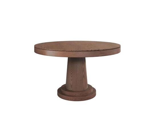 Стол Бильбо 100 круглый обеденный 100x100x76 25014 Орех, Основной цвет: Орех, Ширина: 100, Высота: 76, Глубина: 100, Материал: МДФ,Шпон, Максимальная ширина: 100, Максимальная глубина: 100, Максимальная высота: 76, Страна производитель: Россия, Объем: 0,76, Бренд: ЛЮКССОФА ООО, Артикул для сайта: 25014, изображение 2post-test