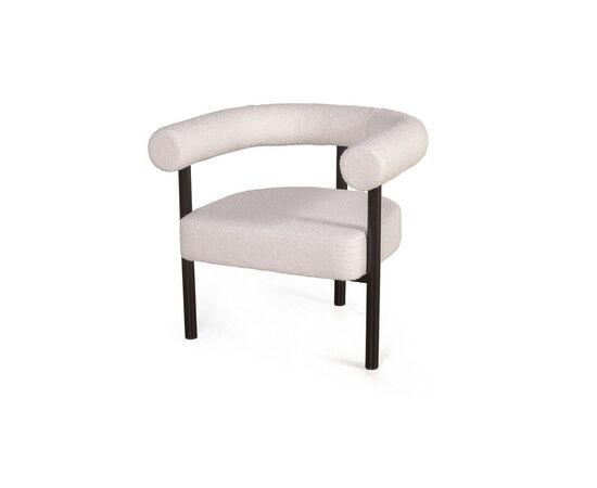 Кресло Бигги 77x69x71 23470 букле Turin ivory / опоры черные, Основной цвет: букле Turin ivory / опоры черные, Максимальная нагрузка: 150 кг, Ширина: 77, Высота: 71, Глубина: 69, Материал: Ткань, Максимальная ширина: 77, Максимальная глубина: 69, Максимальная высота: 71, Вес: 11,5, Цвет опоры: Черный, Механизм: Без механизма, Страна производитель: Россия, Объем: 0,377, Бренд: ЛЮКССОФА ООО, Артикул для сайта: 23470, изображение 2post-test