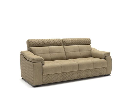 Диван-кровать Бостон нью прямой 224x101x101 6150 Бежевый, Основной цвет: Бежевый, Максимальная нагрузка: 240, Ширина: 224, Высота: 101, Глубина: 101, Материал: Замша, Максимальная ширина: 224, Максимальная глубина: 101, Максимальная высота: 101, Цвет опоры: Венге, Механизм: Седафлекс, Гарантия: 18 месяцев, Страна производитель: Россия, Объем: 2,285, Бренд: TOP CONCEPT, Артикул для сайта: 6150, изображение 2post-test