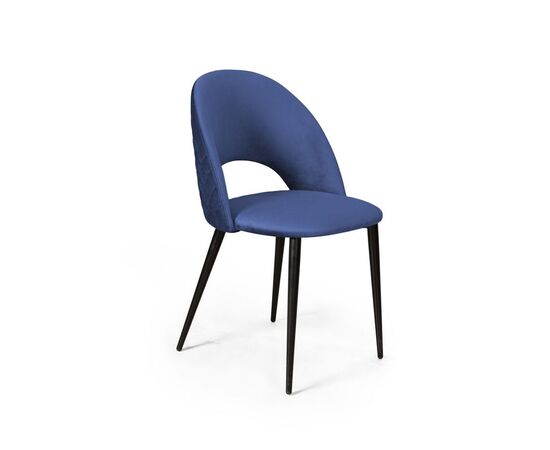 Стул Макс ромб 49x55x82 78094 бархат синий 29, Основной цвет: бархат синий 29, Ширина: 49, Высота: 82, Глубина: 55, Материал: Бархат, Максимальная ширина: 49, Максимальная глубина: 55, Максимальная высота: 82, Вес: 7, Цвет опоры: Черный матовый, Механизм: Без механизма, Гарантия: Да, Страна производитель: Россия, Объем: 0,221, Бренд: TOP CONCEPT, Артикул для сайта: 78094, изображение 2post-test
