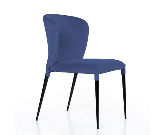 Стул Альберт 48x65x86 76158 бархат синий 29, Основной цвет: бархат синий 29, Ширина: 48, Высота: 86, Глубина: 65, Материал: Бархат, Максимальная ширина: 48, Максимальная глубина: 65, Максимальная высота: 86, Вес: 7, Цвет опоры: Черный, Механизм: Без механизма, Гарантия: Да, Страна производитель: Россия, Объем: 0,268, Бренд: TOP CONCEPT, Артикул для сайта: 76158, изображение 4post-test