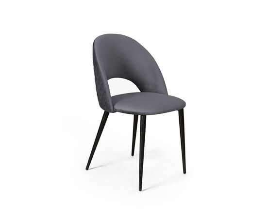 Стул Макс ромб 49x55x82 8672002,00 БРН (8672002,00 BRN) бархат серый 27, Основной цвет: бархат серый 27, Ширина: 49, Высота: 82, Глубина: 55, Материал: Бархат, Максимальная ширина: 49, Максимальная глубина: 55, Максимальная высота: 82, Вес: 7, Цвет опоры: Черный матовый, Механизм: Без механизма, Гарантия: Да, Страна производитель: Россия, Объем: 0,221, Бренд: TOP CONCEPT, Артикул для сайта: 78023, изображение 3post-test
