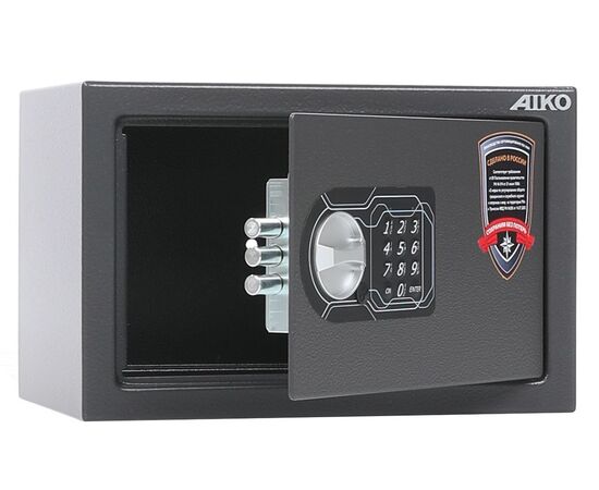 Оружейный сейф AIKO TT-200 EL, aiko tt НФ-00022913, Основной цвет: Графит структурированный (RAL 7024), Ширина: 310, Глубина: 200, Высота: 200, Тип замка: Электронный кодовый, Тип покрытия: Порошковое, Артикул: AIKO TT-200 ELpost-test