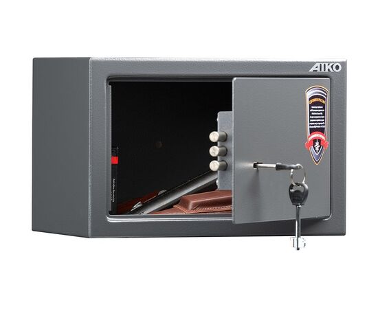 Оружейный сейф AIKO TT-200, aiko tt НФ-00022912, Основной цвет: Графит структурированный (RAL 7024), Ширина: 310, Глубина: 200, Высота: 200, Тип замка: ключевой, Тип покрытия: Порошковое, Артикул: AIKO TT-200post-test