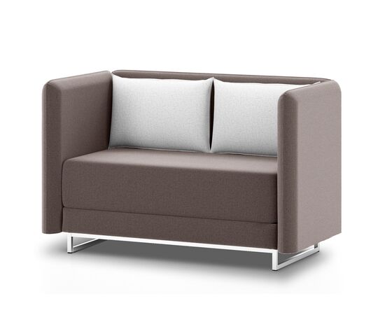 Диван двухместный с боковыми стенками MDS, mod sofa НФ-00011309, Основной цвет: Серый, Ширина: 133, Глубина: 73, Высота: 83, Артикул: MDSFF2Spost-test