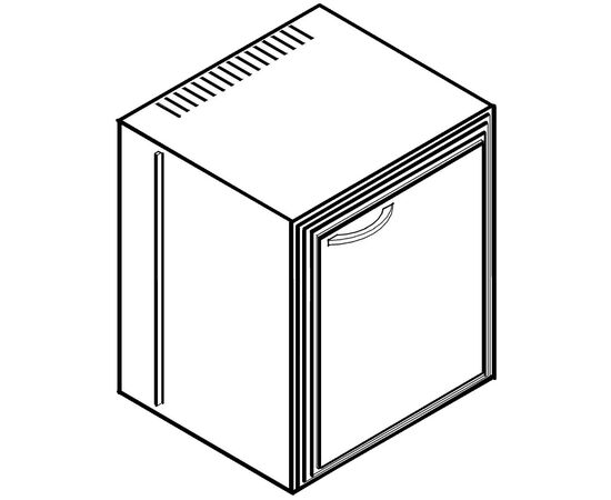 Тумба с фригобаром DI, тумбы НФ-00000742, Ширина: 400, Глубина: 390, Высота: 440, Артикул: MCA-28Bpost-test