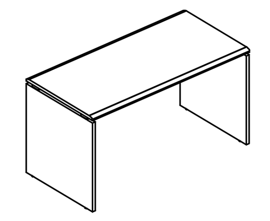 Стол письменный на каркасе ДСП (2 скоса) 1400x900x750 мокко премиум / вяз либерти, Основной цвет: мокко премиум / вяз либерти, Ширина: 1400, Высота: 750, Глубина: 900, Вес: 30,65, Объем: 0,065, изображение 2post-test