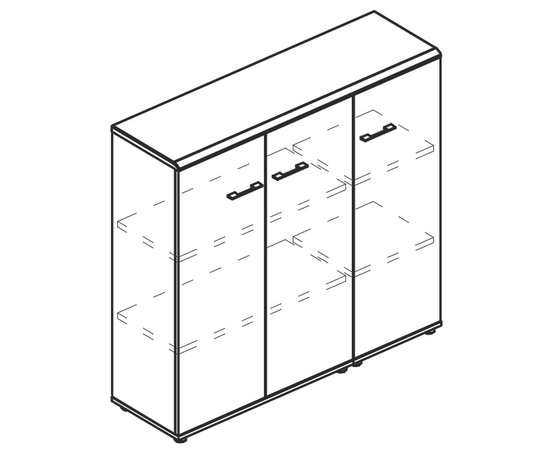 Шкаф средний комбинированный закрытый (топ МДФ), шкафы НФ-00029600, Основной цвет: мокко премиум / вяз либерти, Ширина: 1353, Глубина: 408, Высота: 1274, Объём: 0,135, Вес: 82,57post-test