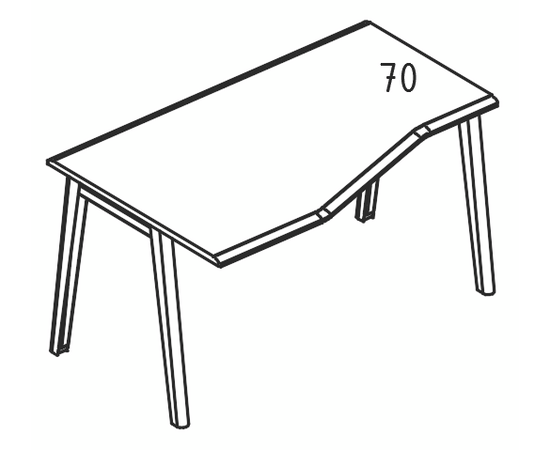 Стол эргономичный Техно каркас МТ (2 скоса) левый, столы НФ-00029388, Основной цвет: мокко премиум / белый, вставка мокко, Ширина: 1600, Глубина: 900, Высота: 750, Объем: 0,123, Вес: 43,12post-test
