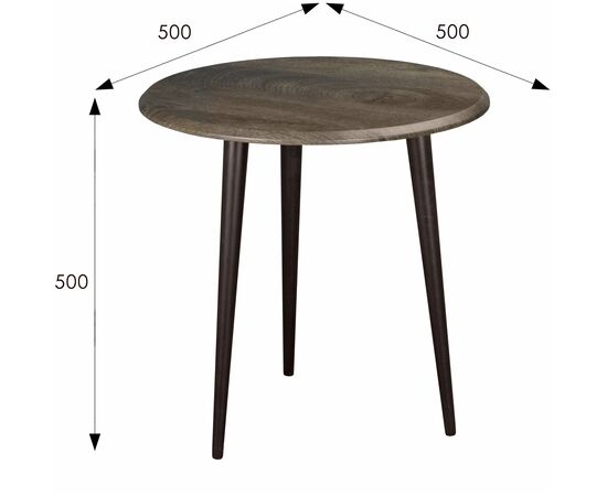 Стол журнальный БьютиСтайл 9 (BeautyStyle 9) 500x500x500 Дуб маррон/Венге, Основной цвет: Дуб маррон/Венге, Материал столешницы: МДФ/Плёнка, Ширина: 500, Высота: 500, Глубина: 500, Вес: 3,4, изображение 7post-test